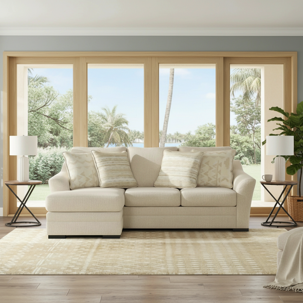Sofá Cama Seccional Lango Jute: Tu Guía de Muebles para Fort Myers, FL | Ocean Furniture
