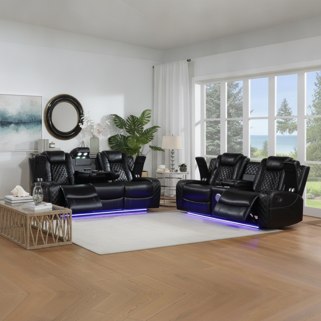 Lexx Reclining Sofa & Loveseat: Perfect for Your Fort Myers Florida Home | Ocean Furniture