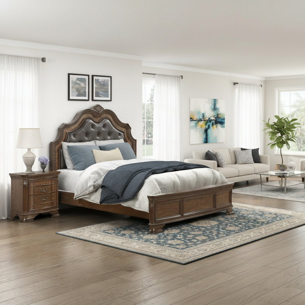 Bridgepoint Traditional 4-Piece Bedroom Set Tampa | Ocean Furniture Florida
