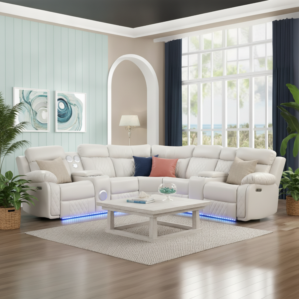 Lexuzz Power Sectional Fort Myers: Your Guide to Florida-Friendly Comfort & Style at Ocean Furniture