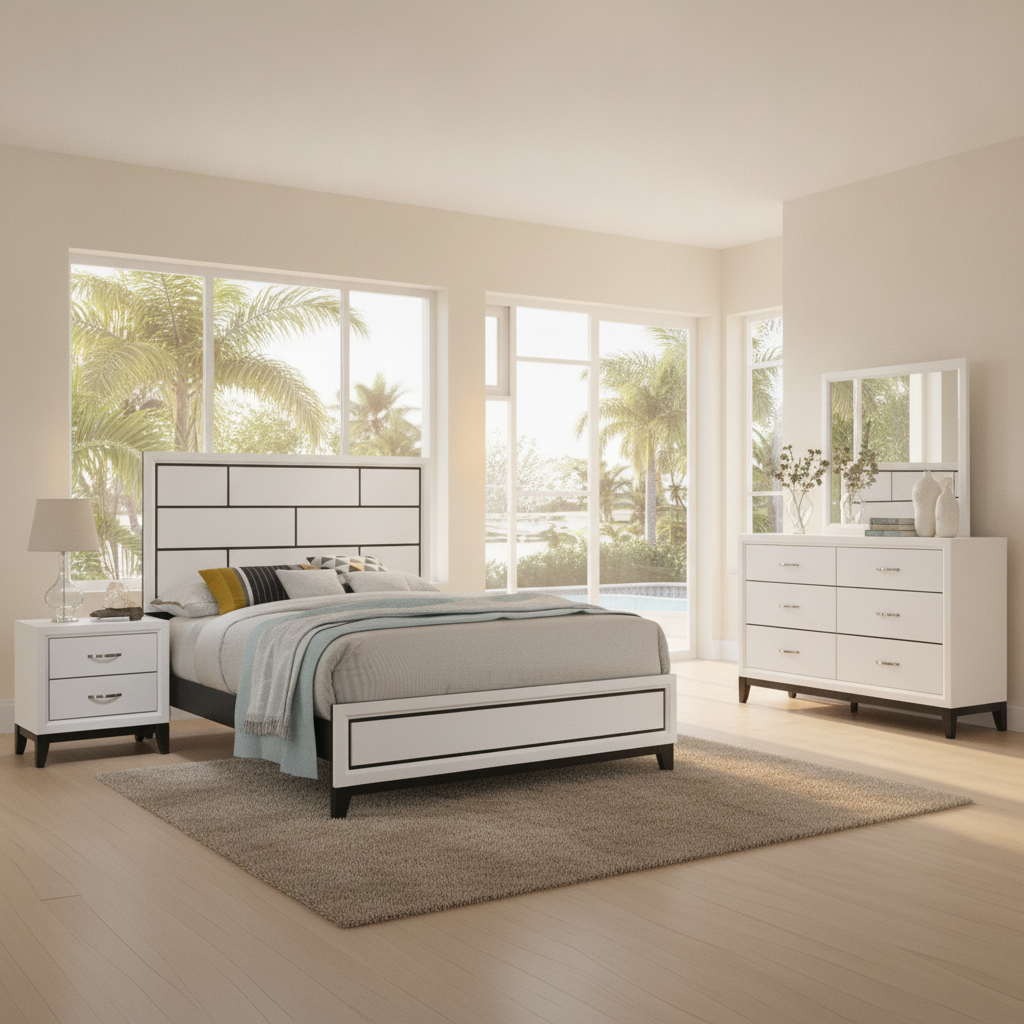 Akerson 4-Piece Bedroom Set Fort Myers: Perfect for Florida Living | Ocean Furniture