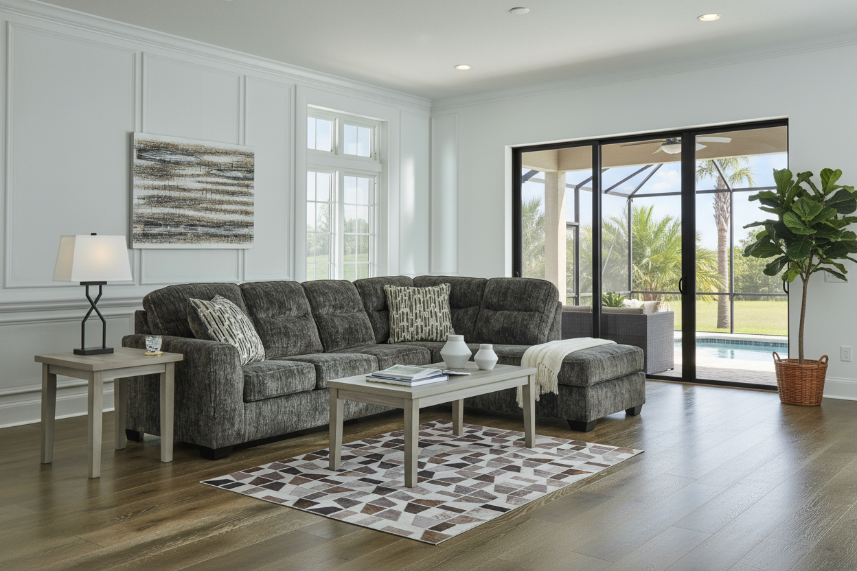 Lonoke Sectional Orlando: Coastal Comfort & Style for Your Florida Home | Ocean Furniture