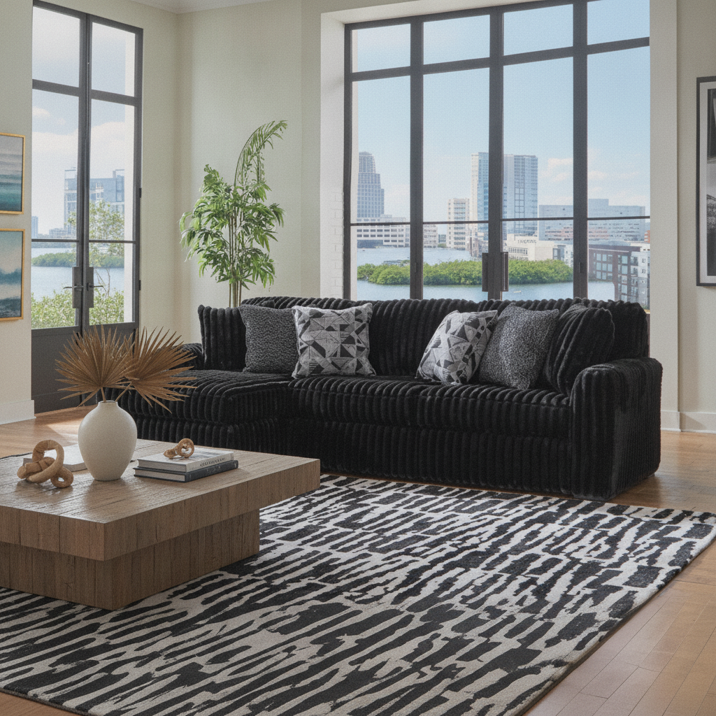 Seccional Midnight-Madness en Fort Myers: Su Guía para Muebles Cómodos en Florida | Ocean Furniture