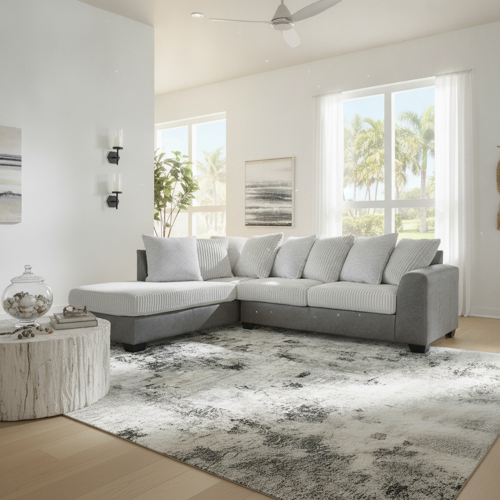 Clairette Court Sectional Fort Myers: Guía de Muebles para el Estilo de Vida en Florida | Ocean Furniture