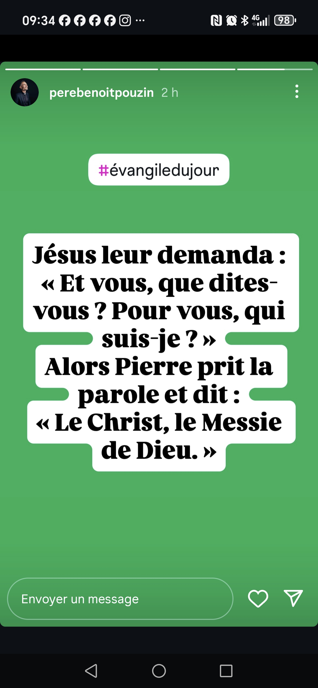 Citation Evangile du jour
