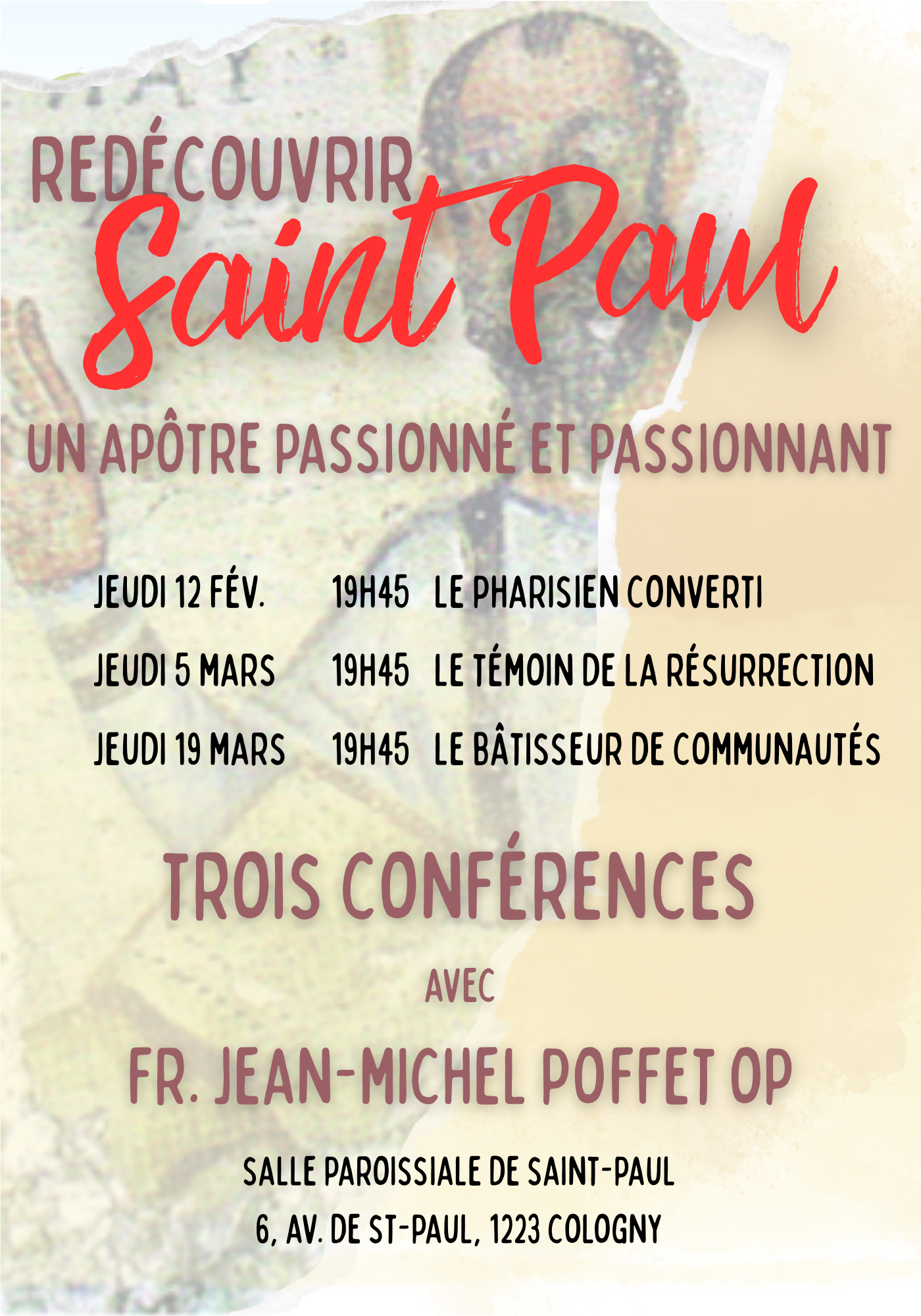 Conférence de fr. Jean-Michel Poffet (1 sur 3)
