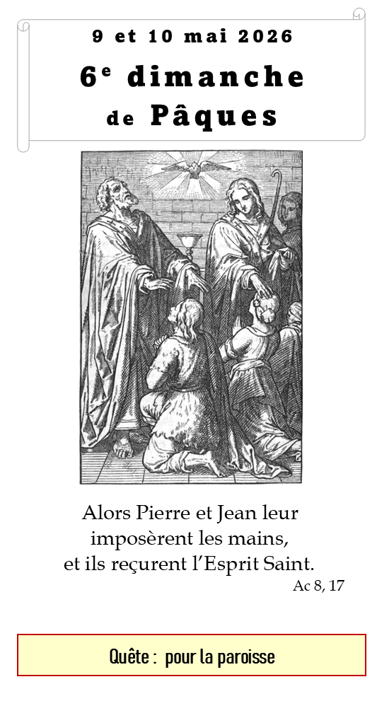 Feuillet dominical du 10 mai 2026
