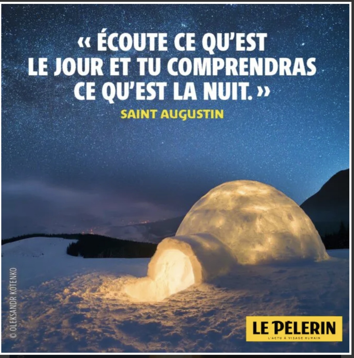 Parole de Saint Augustin
