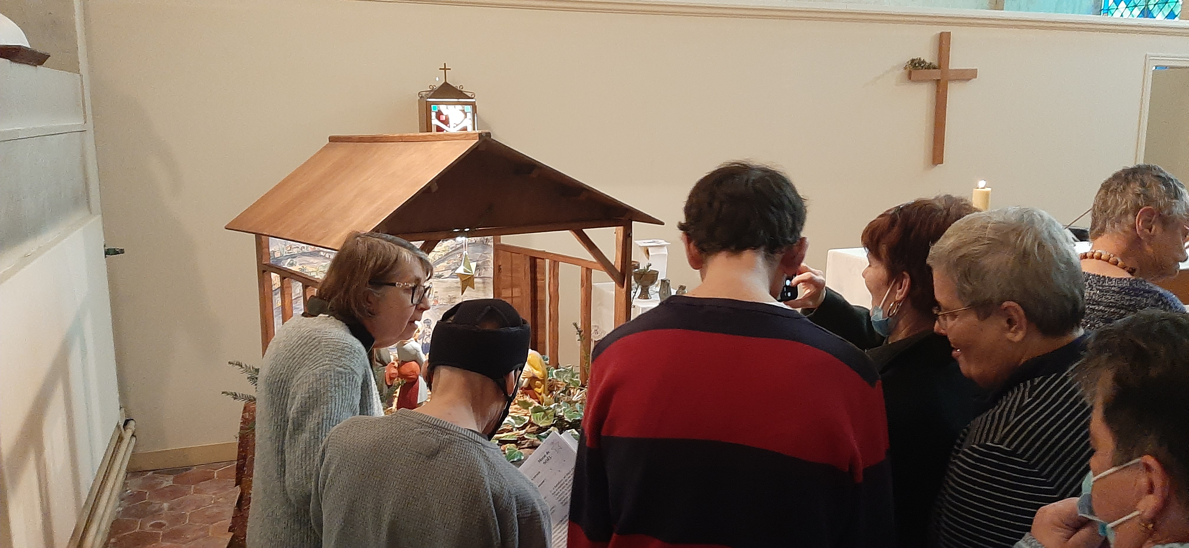 Messe de Noël à l'hôpital Henri Ey