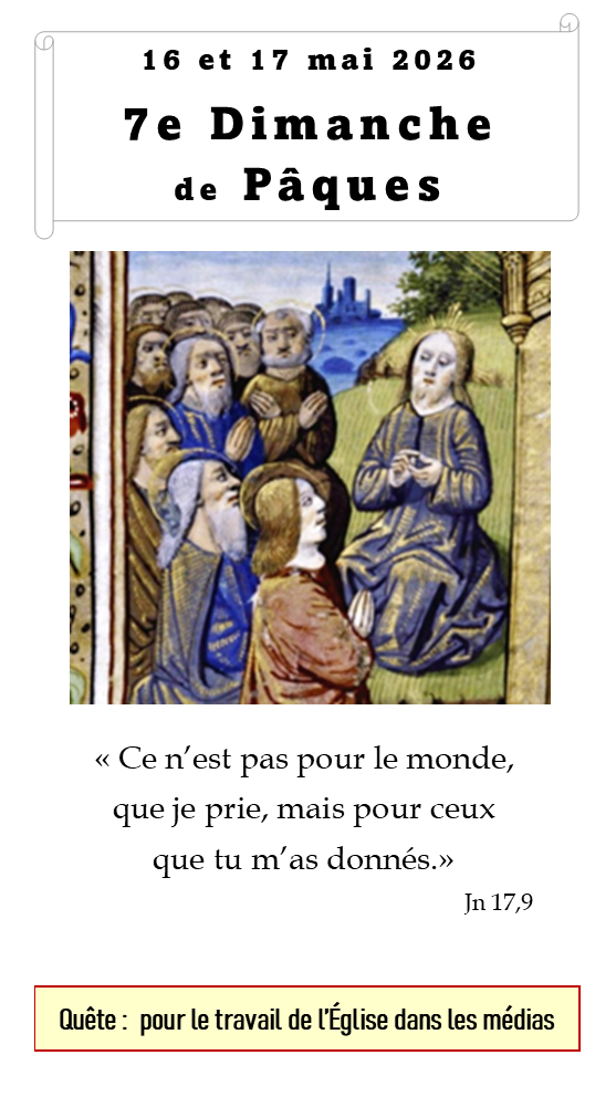 Feuillet dominical du 17 mai