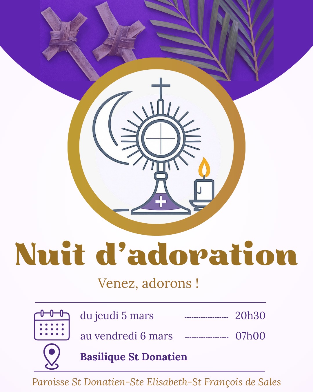 Adoration Eucharistique, St Donatien