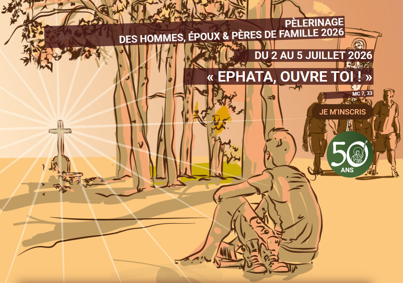 Pèlerinage des hommes, époux et pères de famille 44 - Édition 2026
