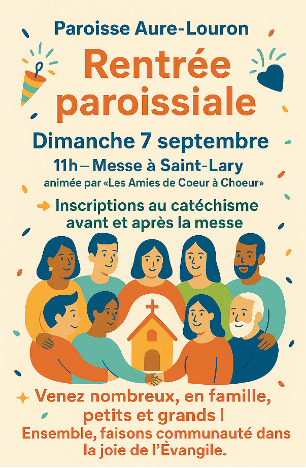 Rentrée catéchèse