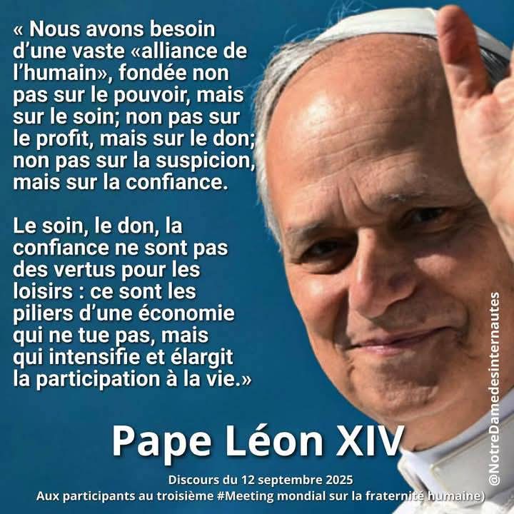 Discours du Pape Léon IX 12 septembre 2025