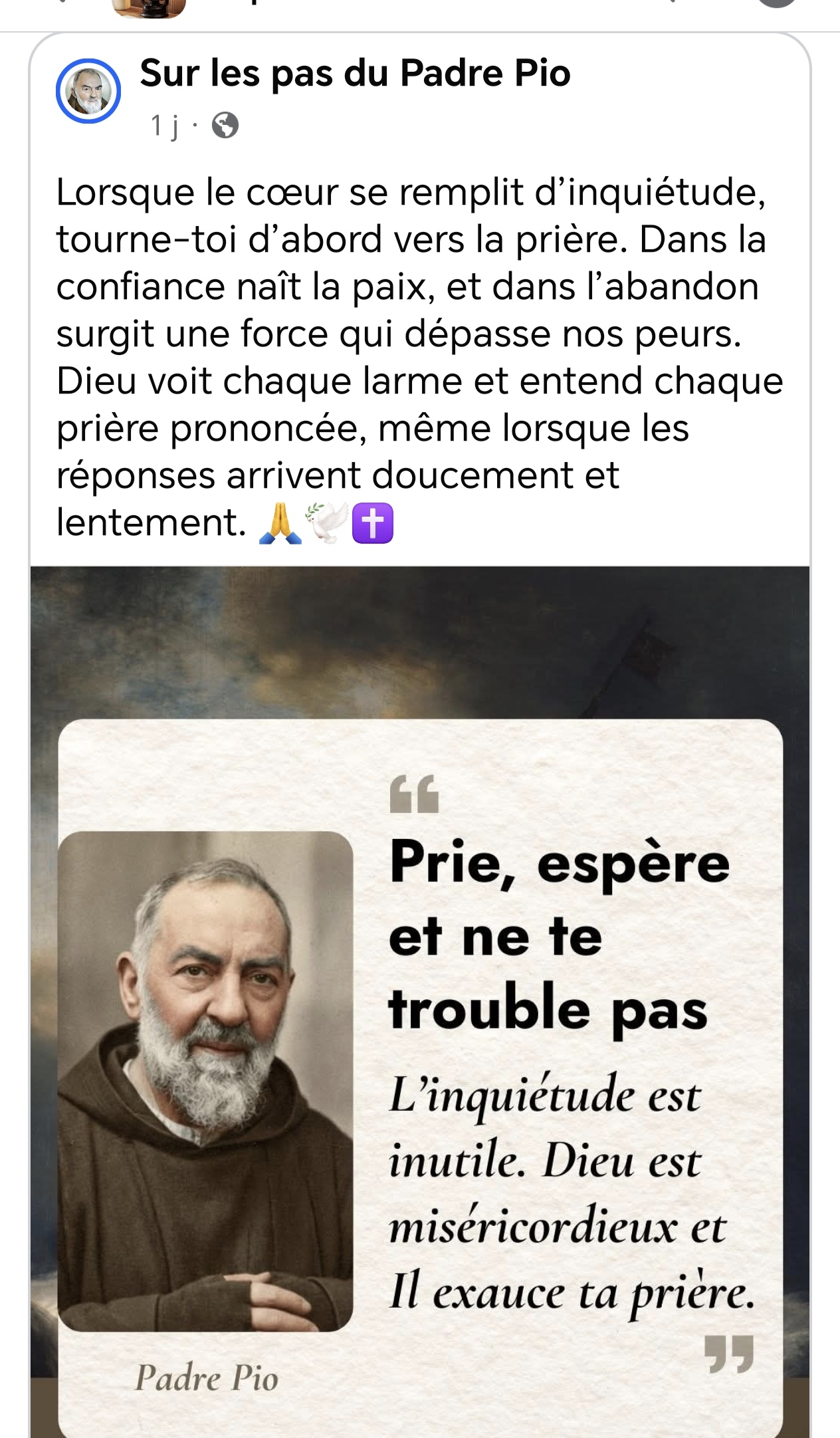 Padre Pio, prie espère ....
