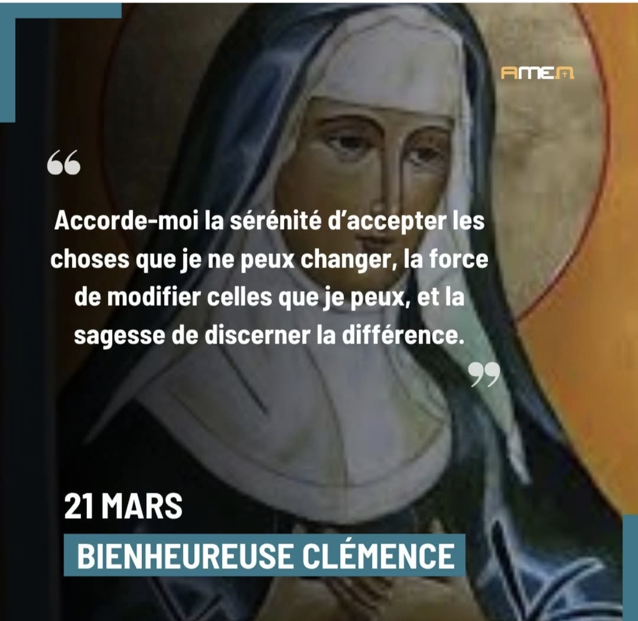 Bienheureuse Clémence 🙏