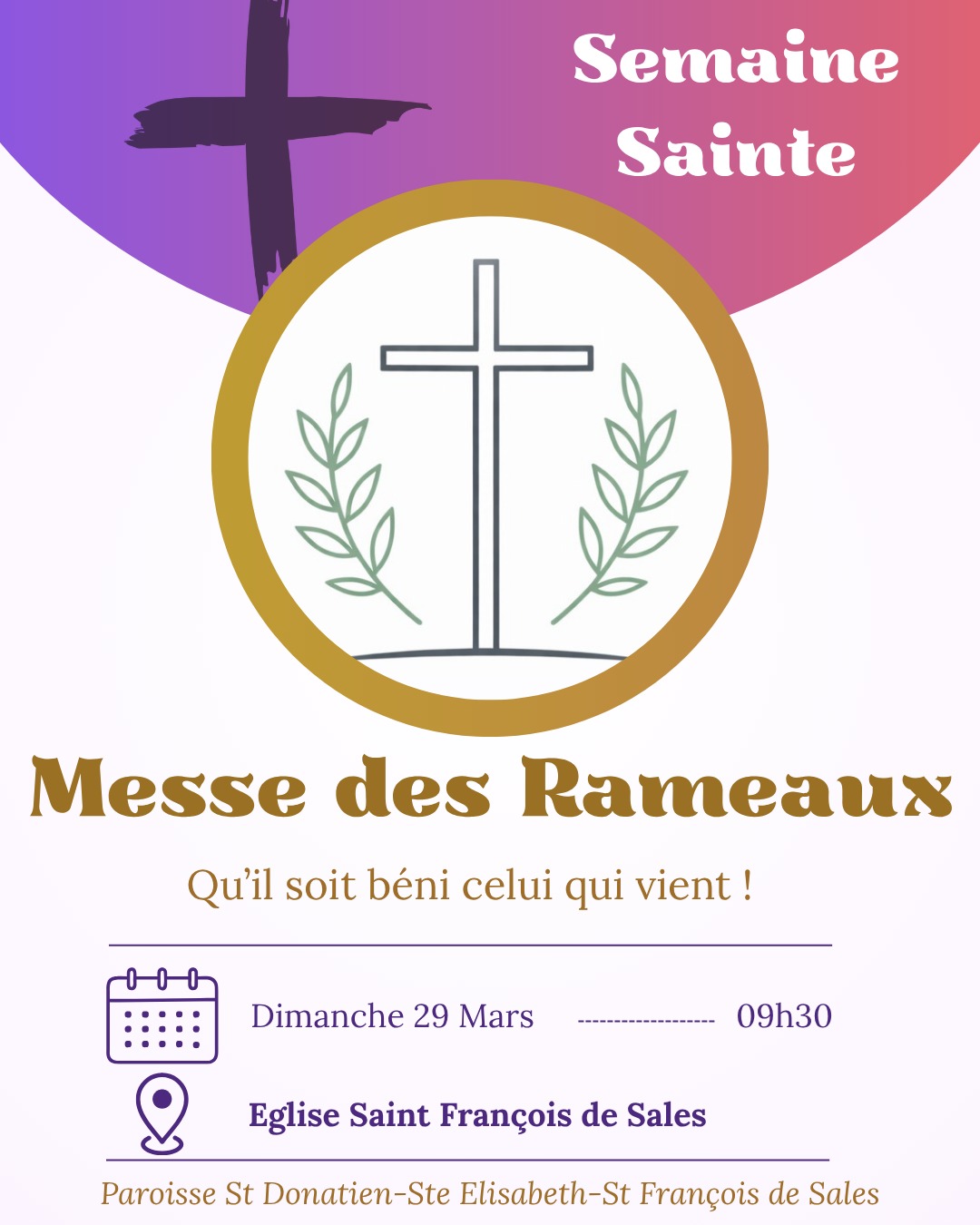 Messe des Rameaux