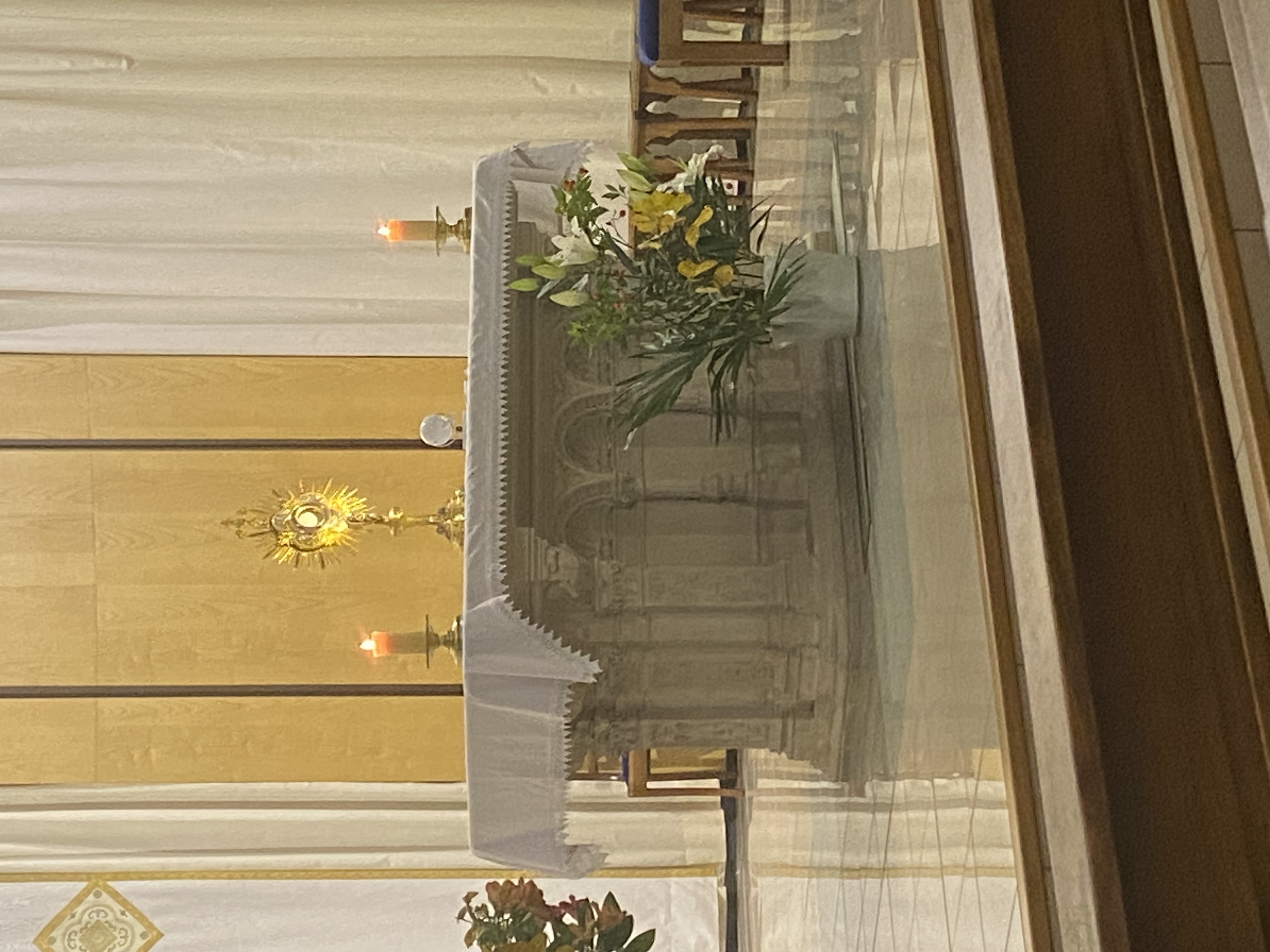 REPRISE DE L’ADORATION