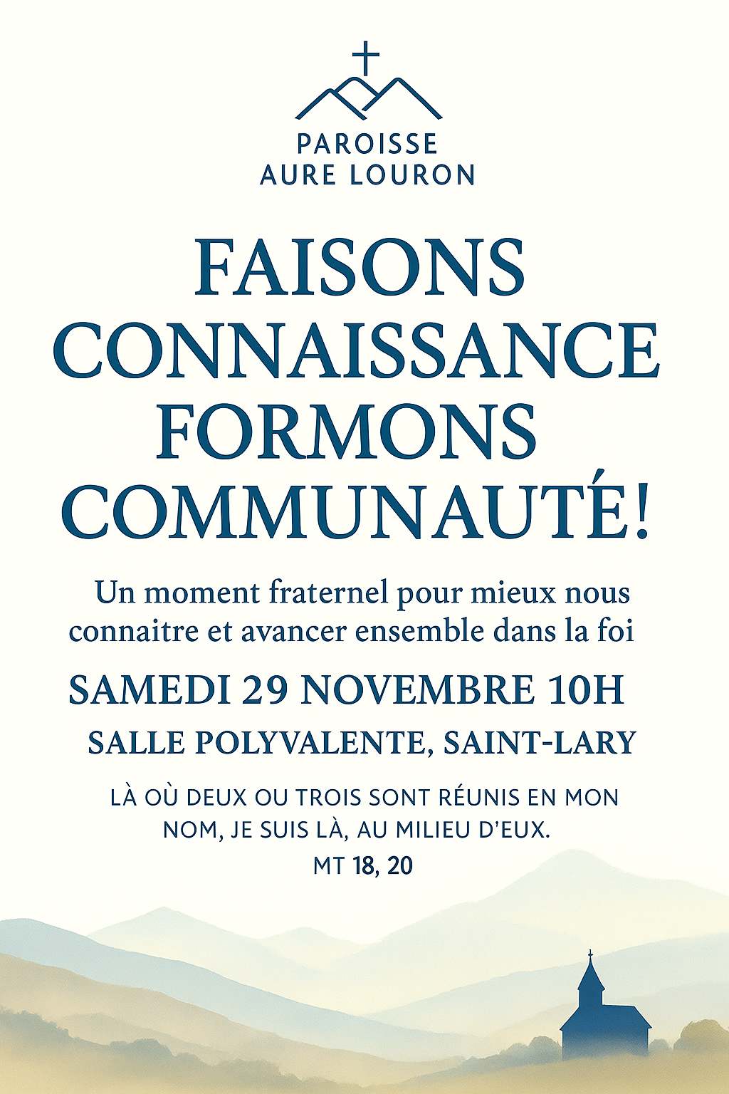 Formons une communauté