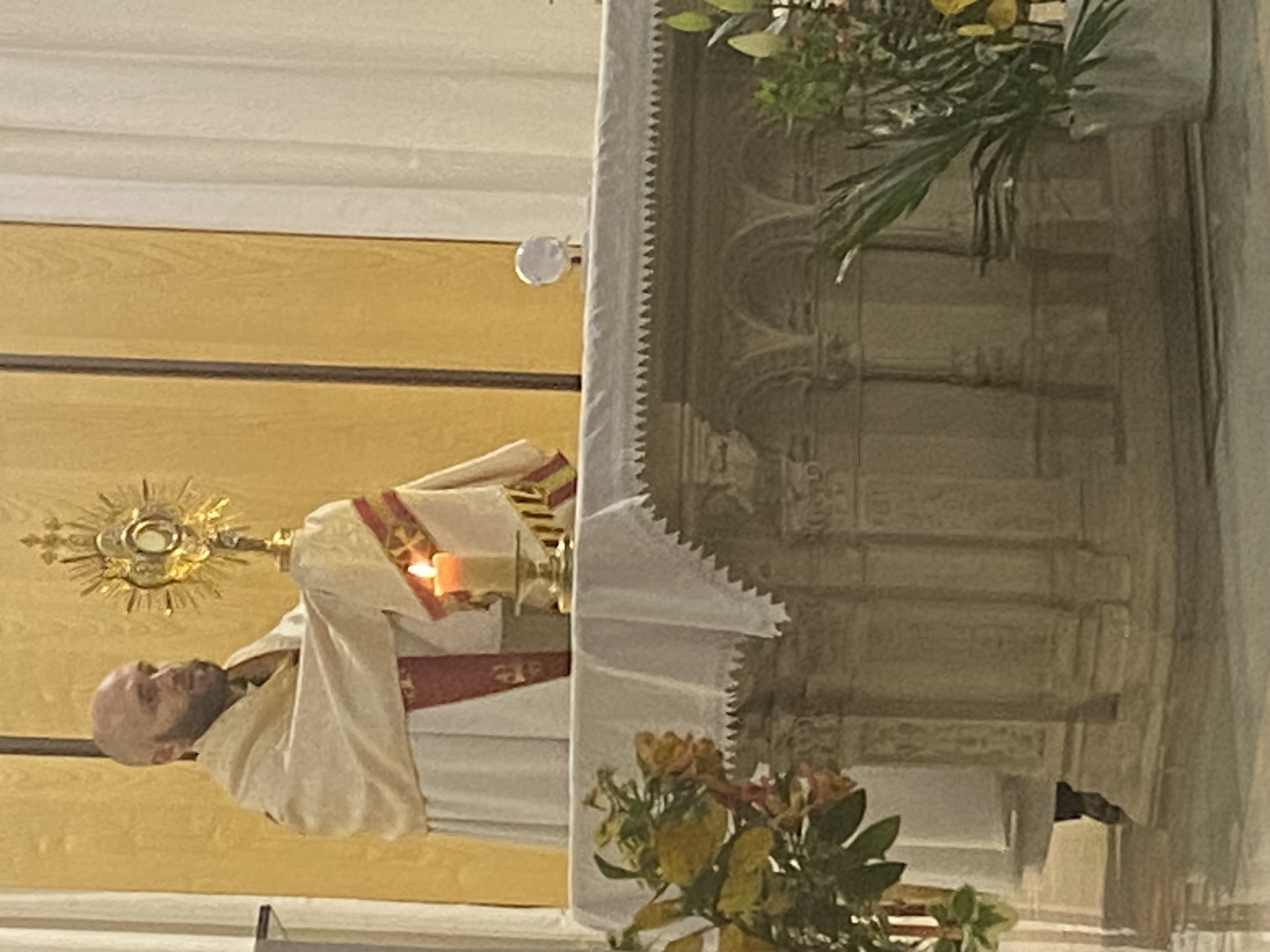 REPRISE DE L’ADORATION
