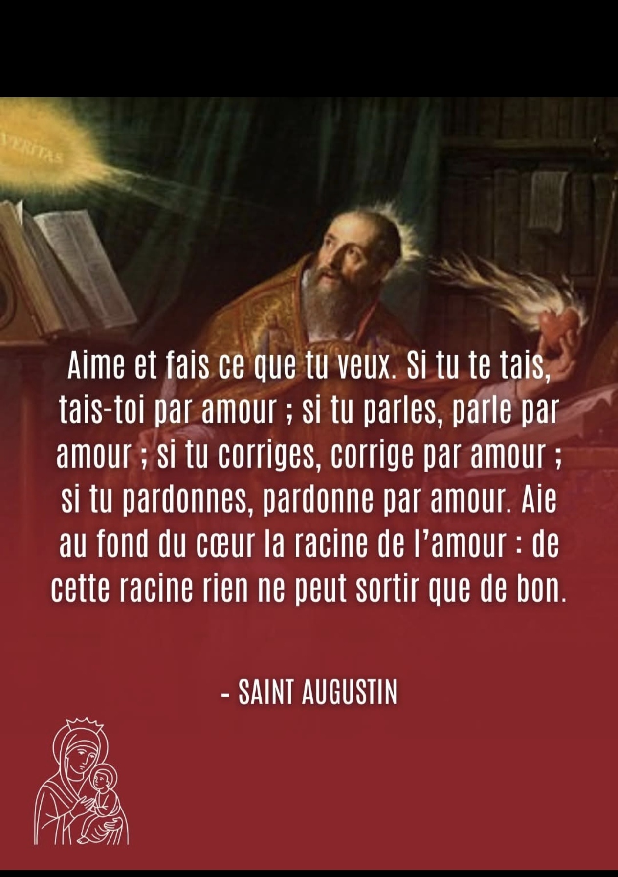 Prière de St Augustin