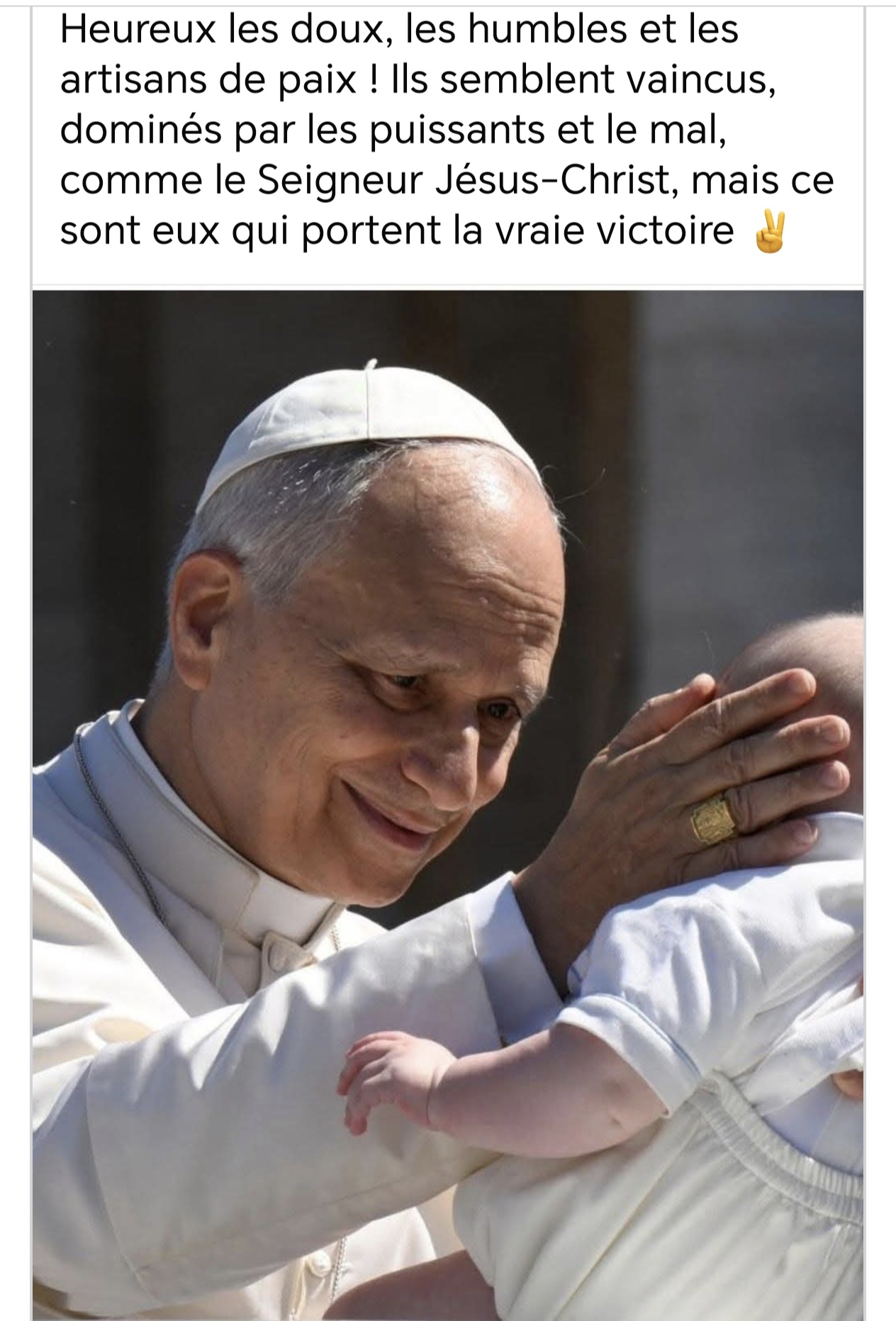 Parole du Pape Léon XIV