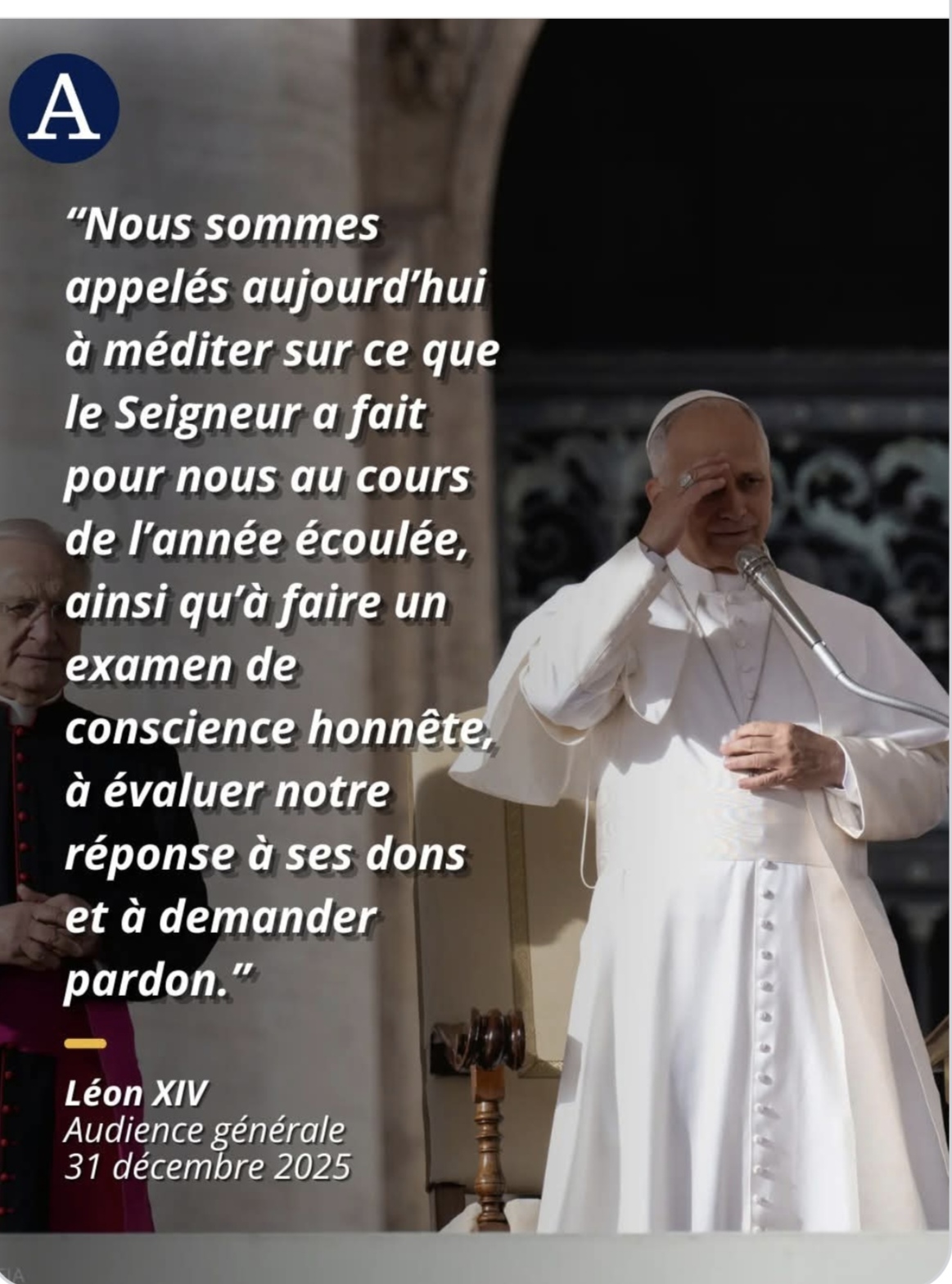 Dernière catéchèse du Pape Léon XIV