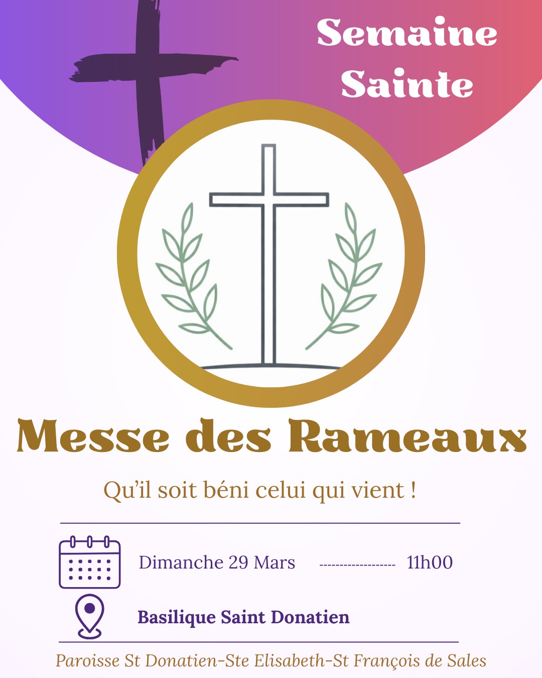Messe des Rameaux