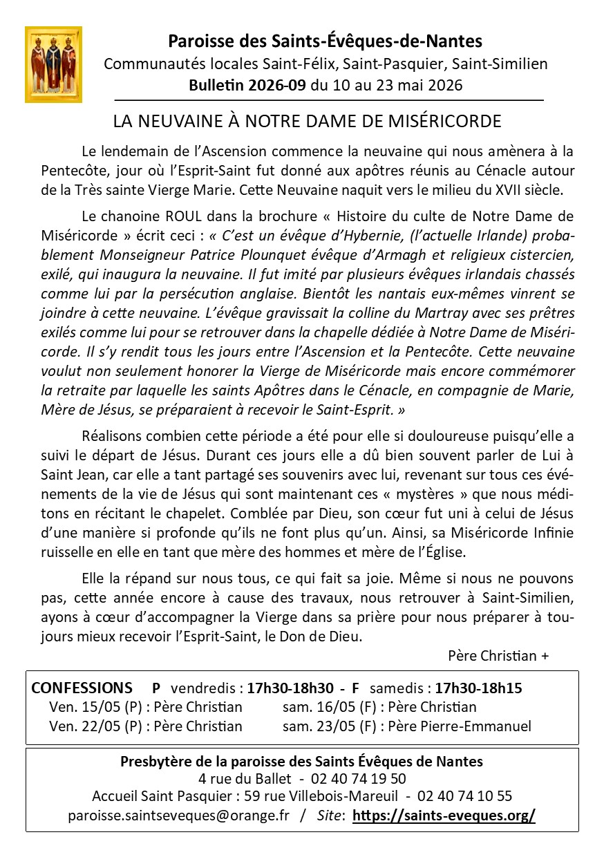 BULLETIN PAROISSIAL N°9