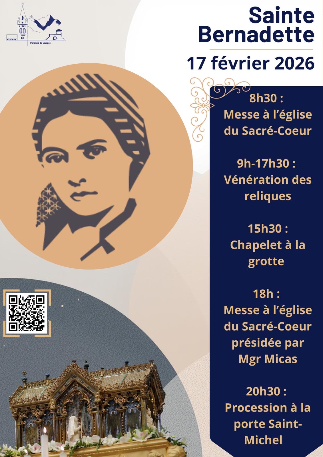 Sainte Bernadette à l’honneur