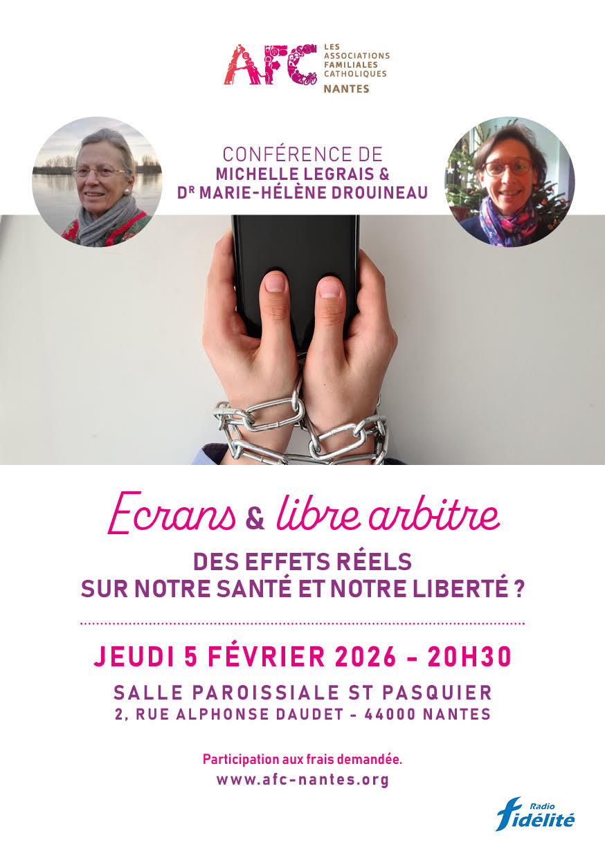 Conférence "Ecrans & libre arbitre"