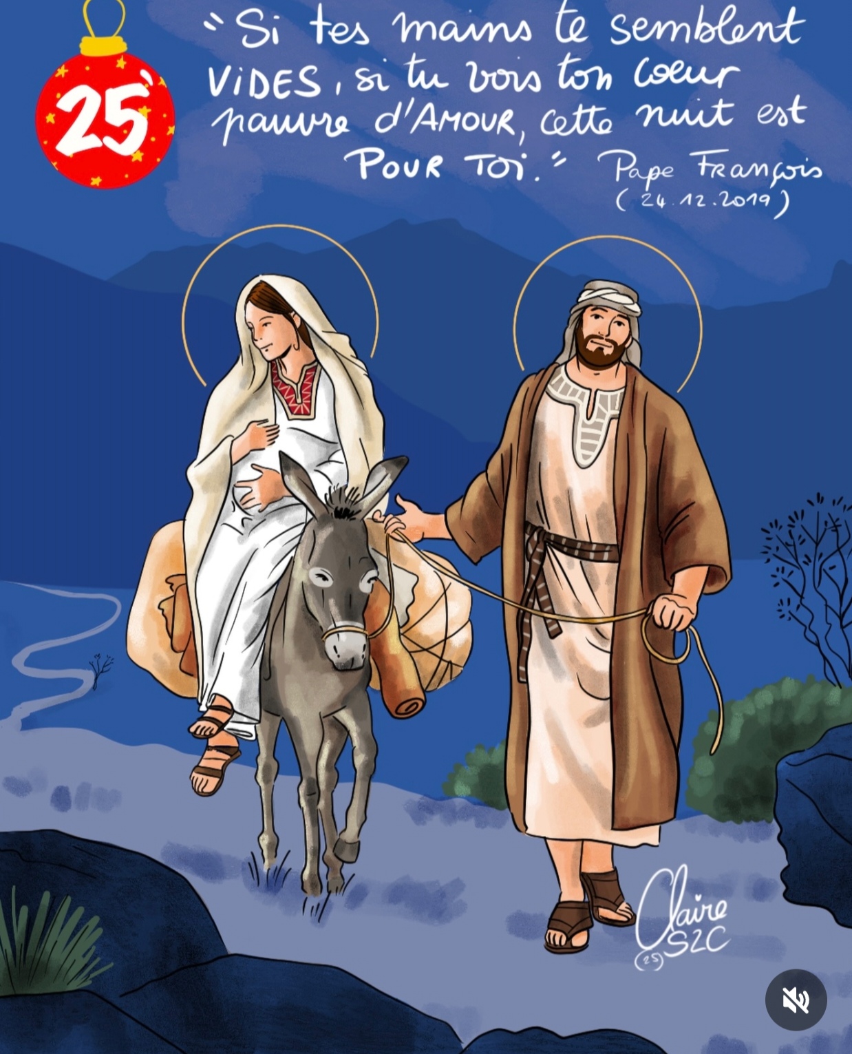 Pape François le 24/12/2019