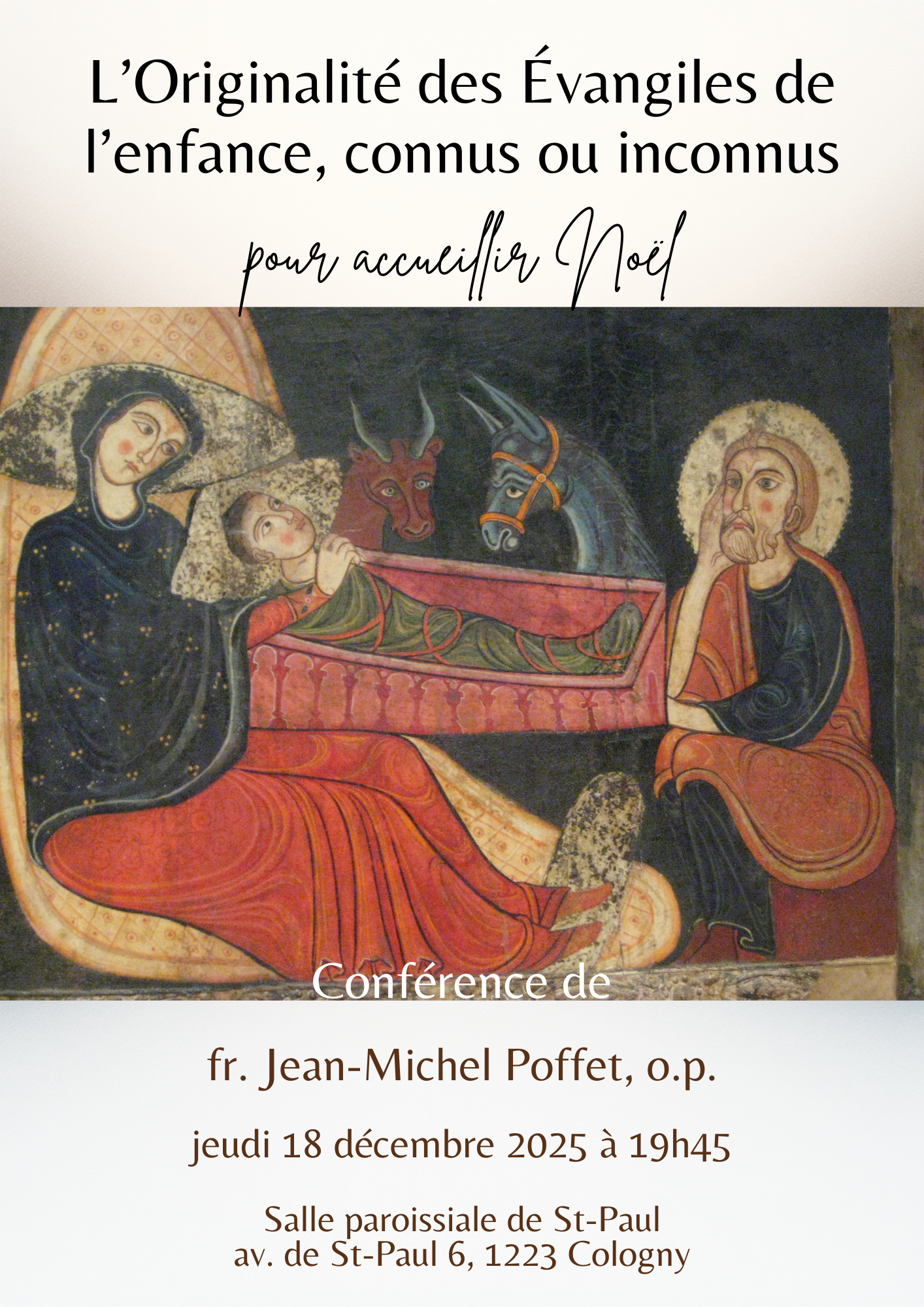 L’Originalité des Évangiles de l’enfance, connus ou inconnus