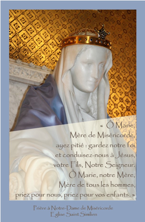 CHANT PRIÈRE À NOTRE DAME DE MISÉRICORDE