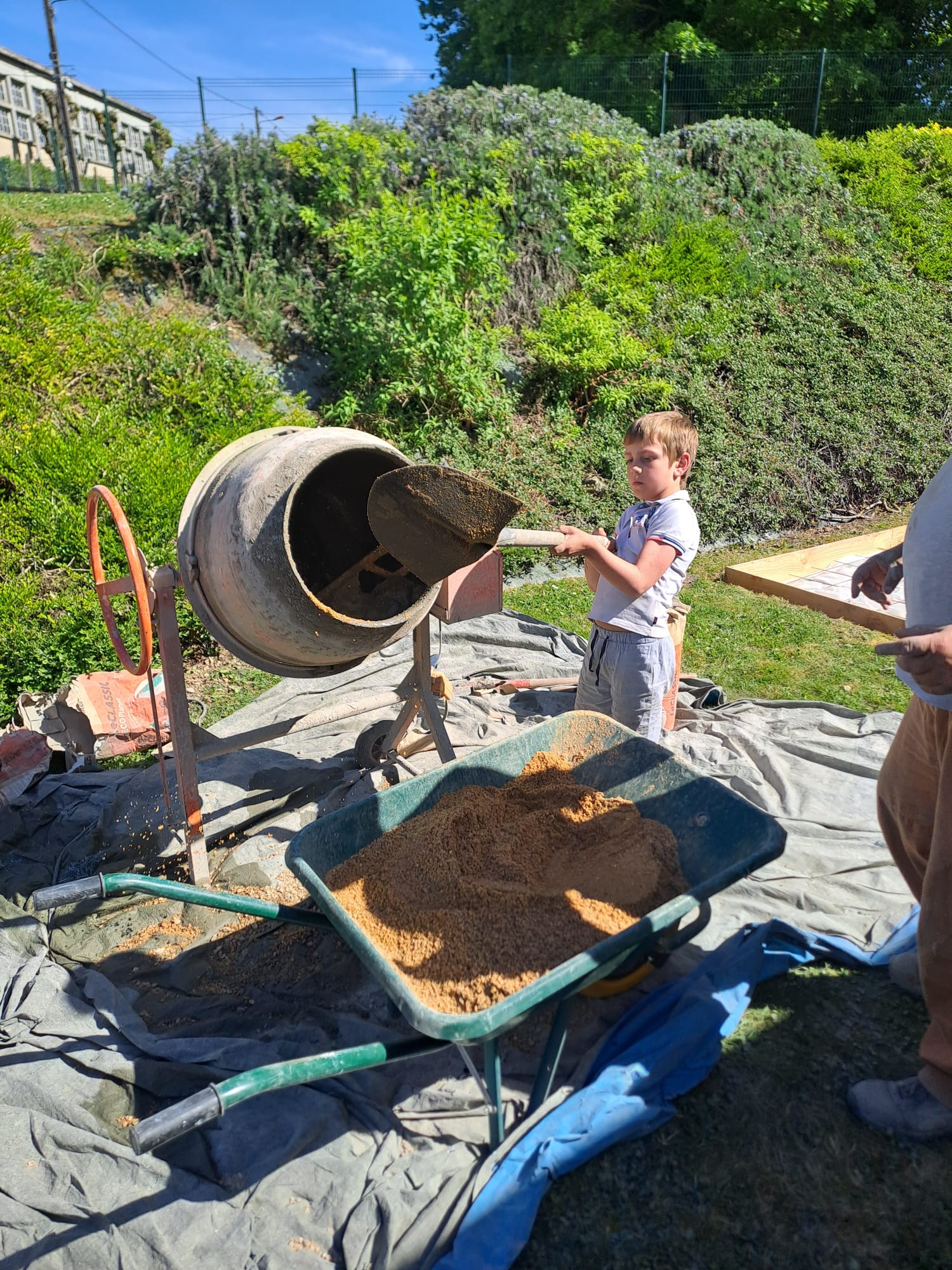 Merci à Vianney pour le béton !