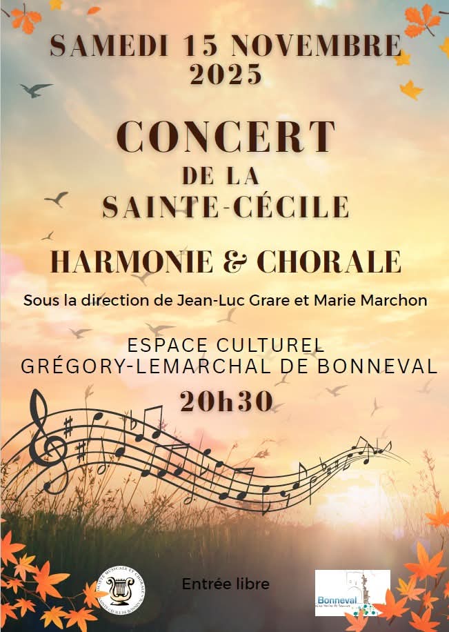 Concert Sainte Cécile  à Bonneval