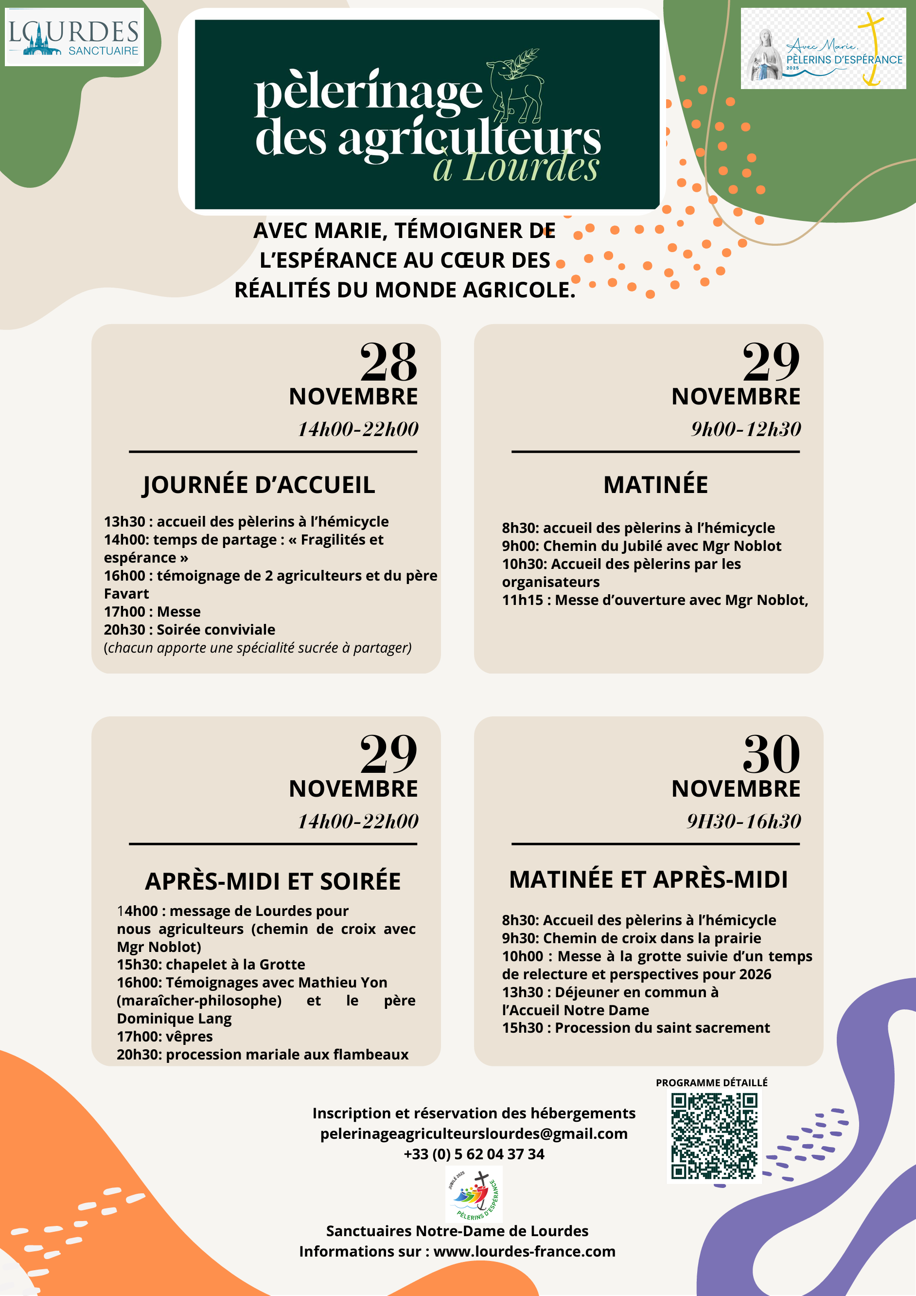pèlerinage des agriculteurs