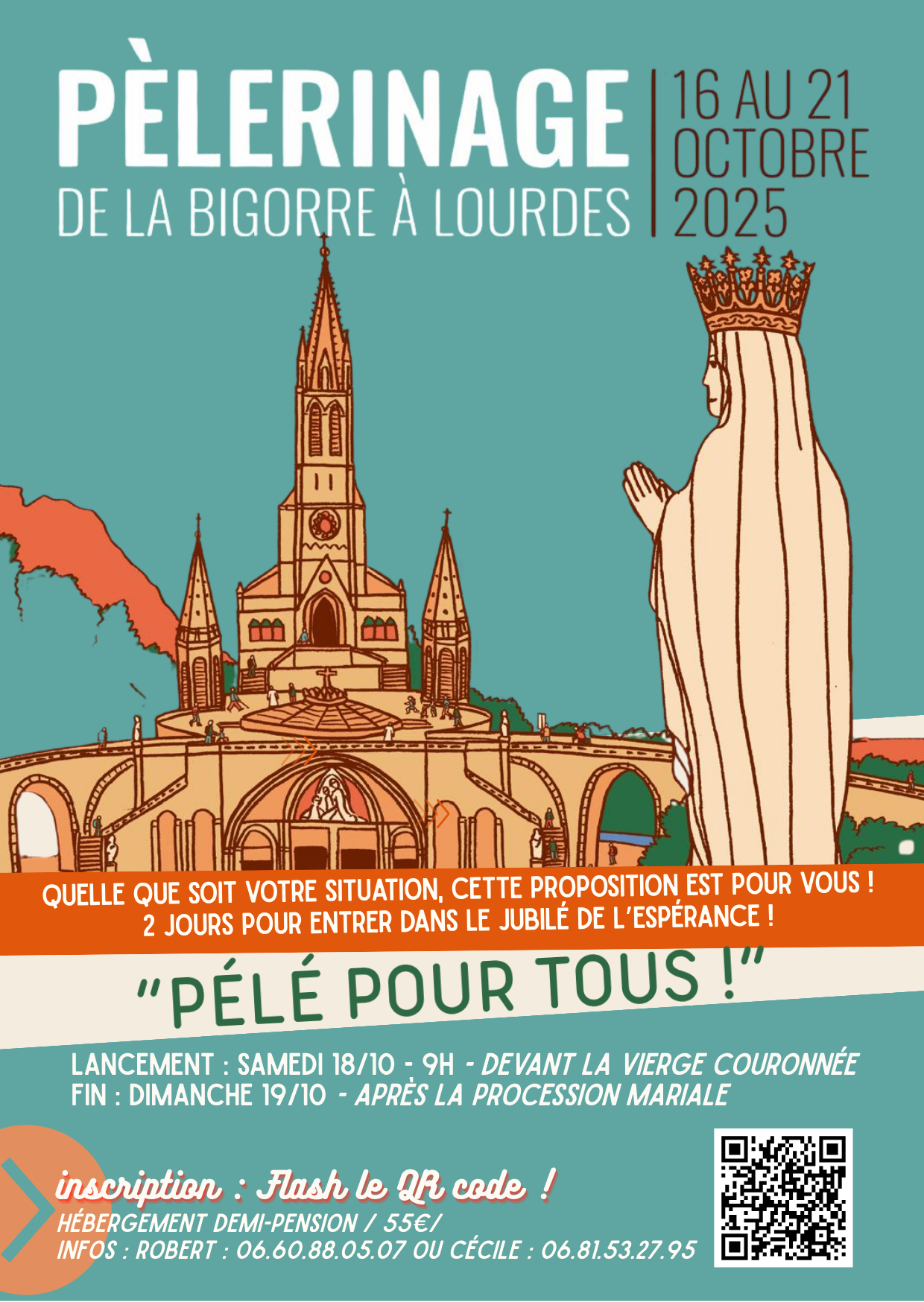 Au cœur du pèlerinage diocésain : 2 jours de pause au sanctuaire. Une proposition ouverte à tous !
