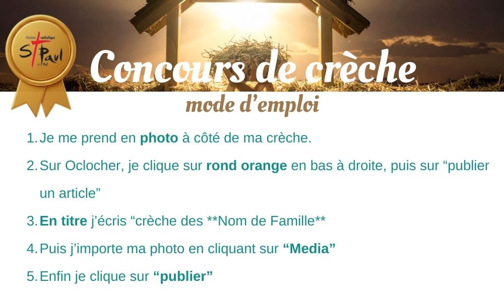 C'est parti pour le concours des crèches !