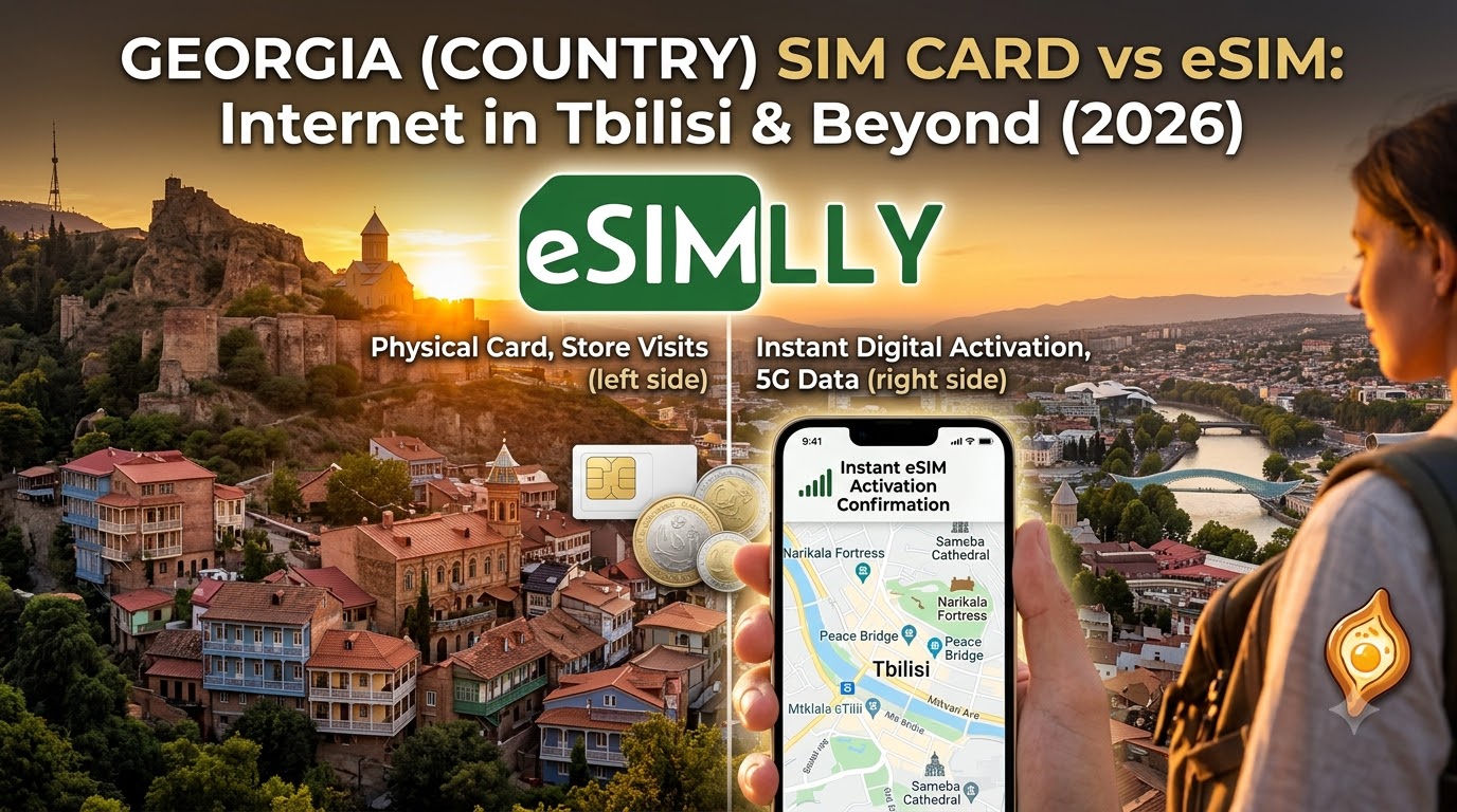Georgia (Country) SIM Card vs eSIM: Internet in Tbilisi & Beyond (2026)