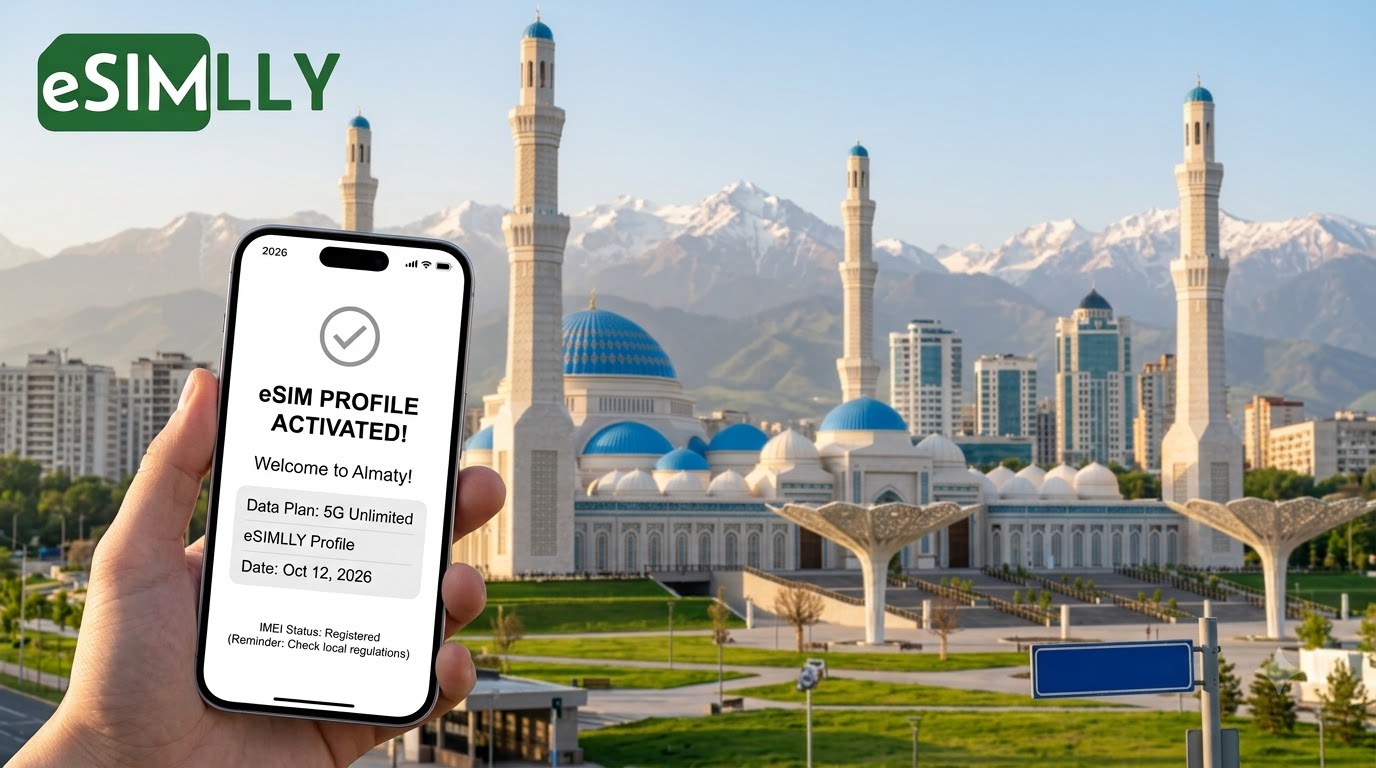 Kazakhstan SIM Card vs eSIM: IMEI Rules & Internet in Almaty (2026)