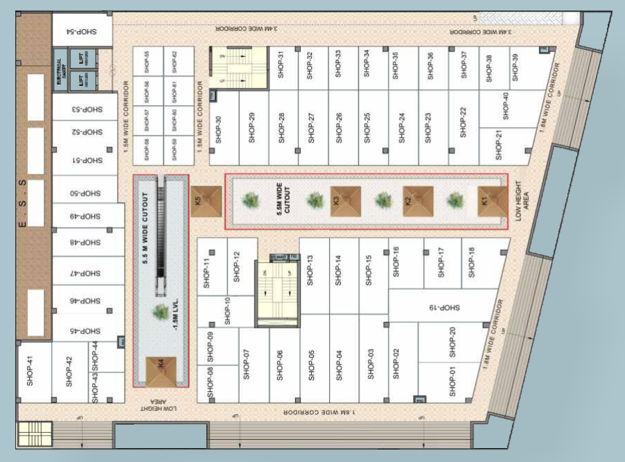 Square Floor Plan