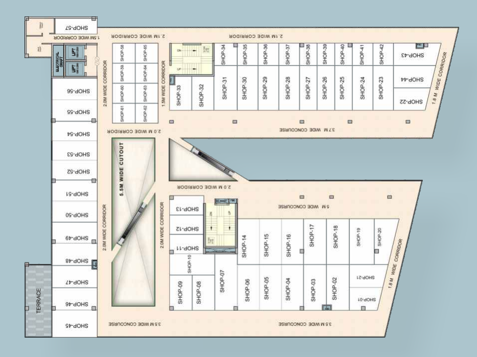 Karyan Square First Floor Plan