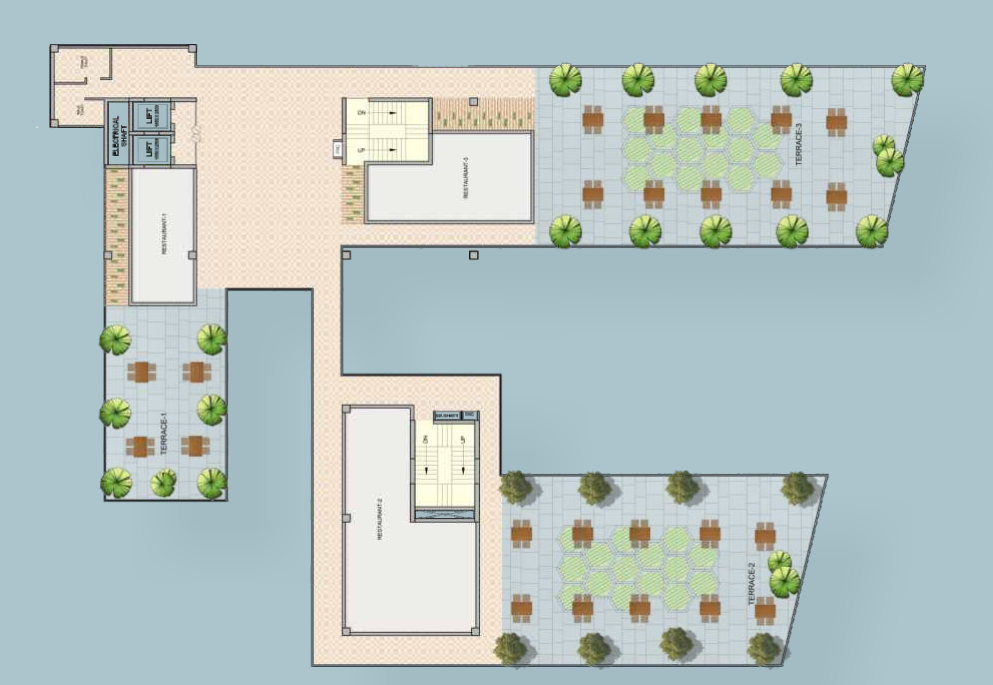 Karyan Square Third Floor Plan 