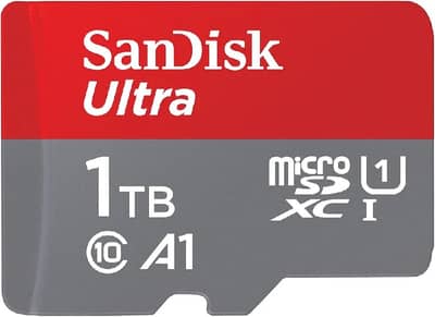 Card de memorie SanDisk Ultra microSDXC, 1TB , 150MB/s, A1, Class 10, UHS-I, SD Adapter