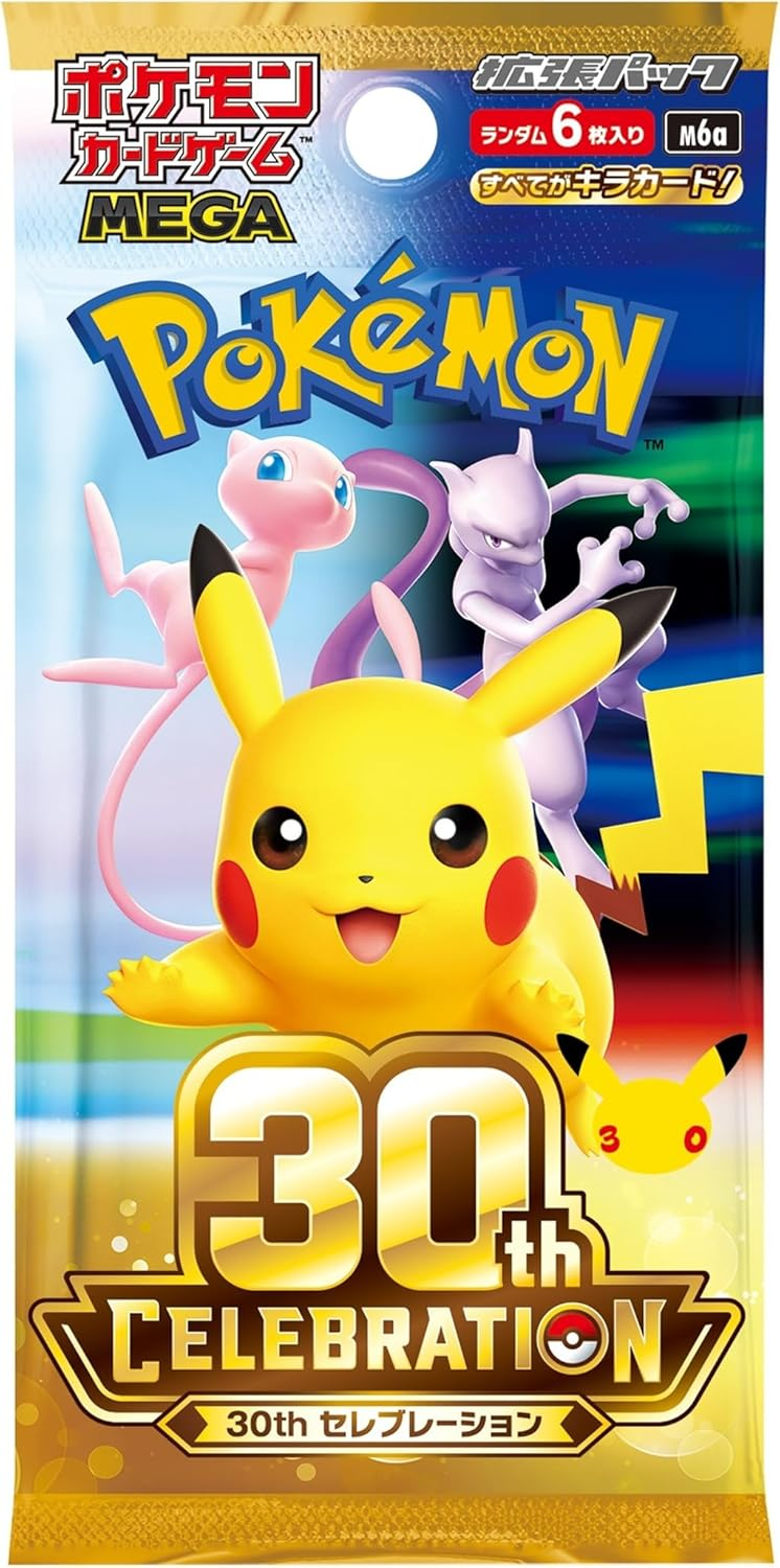 Pokémon Card Game MEGA 30th CELEBRATION BOX