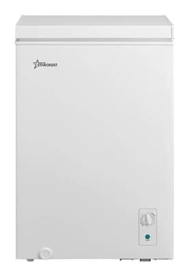 Lada frigorifica STARCREST SCF-99WHE, Clasa E, Capacitate 99L, Sistem convertibil - functie frigider, Termostat reglabil, Alb