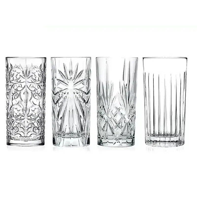 Set 4 pahare RCR Crystal, Mixology Long Drink HB