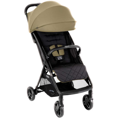 Cărucior Graco Myavo Clover, 0 luni+, pliabil, bej-negru