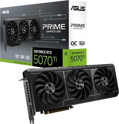Placă video ASUS PRIME GeForce RTX 5070 Ti OC 16GB